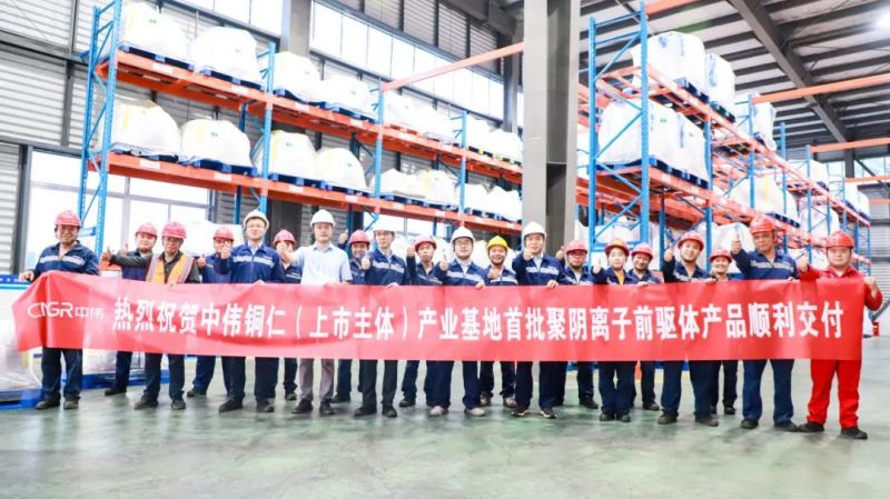 鈉系再突破！中偉股份聚陰離子前驅體首批產品成功交付